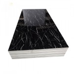 PVC UV Marble Stone Board - Black Marble